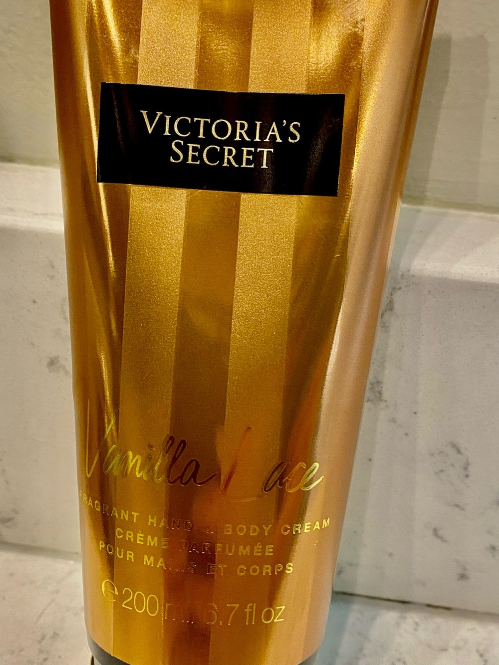 Victoria's Secret Gold Vanilla Lace Hand & Body Cream